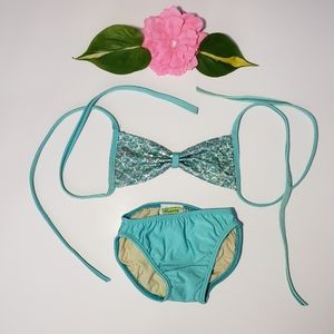 Atlantis Kids Blue Bikini for girls.
